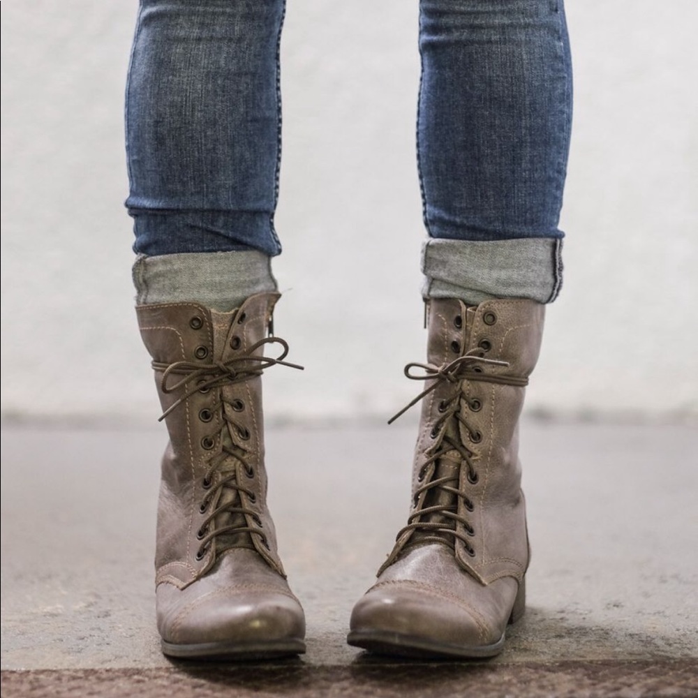 Steve Madden combat boots
